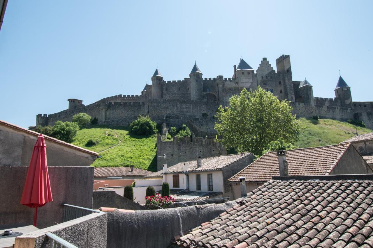 LE SAINT GIMER, Terrasse Privée Avec Vue Cité Apartamento Carcasona Exterior foto